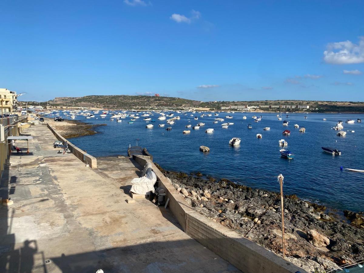 Sea Front Apartment At Mellieha Bay, Malta! ภายนอก รูปภาพ